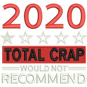 2020 Total Crap Would Not Recommend One Star Filled Machine Embroidery Design Digitized Pattern 